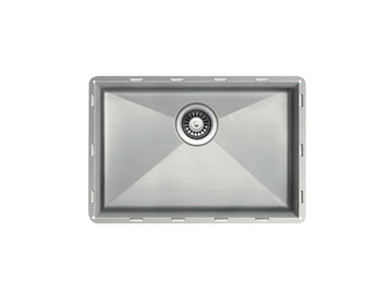 26 inch Flush Mount Single Bowl Stainless Steel Kitchen Sink - Oxford TZ Z609 - Sink Depot